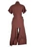 Lush Solid Brown Jumpsuit Size S - photo 2