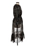 Ellison Paisley Black Casual Dress Size S - photo 4