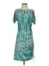 MICHAEL Michael Kors Print Teal Cocktail Dress Size S - photo 1