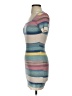 Assorted Brands Stripes Teal Tan Casual Dress Size XS (estimated) - photo 5