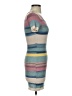 Assorted Brands Stripes Teal Tan Casual Dress Size XS (estimated) - photo 4