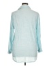 Unbranded Teal 3/4 Sleeve Button-Down Shirt Size XL (estimated) - photo 2