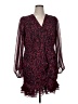 Express 100% Polyester Red Cocktail Dress Size XL - photo 1