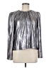 Derek Lam Collective 100% Polyester Metallic Silver Long Sleeve Blouse Size EU (IT) 42 / US 6 - photo 1