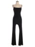 Stradivarius Solid Black Jumpsuit Size L - photo 1