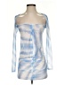 PrettyLittleThing 100% Polyester Blue Cocktail Dress Size 2 - photo 1