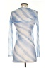 PrettyLittleThing 100% Polyester Blue Cocktail Dress Size 2 - photo 2