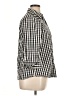 Foxcroft 100% Spandex Checkered-gingham Black 3/4 Sleeve Button-Down Shirt Size 16 - photo 4