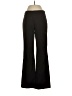 Ecru Solid Black Dress Pants Size 2 - photo 1