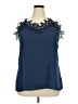 Assorted Brands 100% Polyester Blue Sleeveless Blouse Size XXL - photo 1
