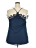 Assorted Brands 100% Polyester Blue Sleeveless Blouse Size XXL - photo 2