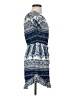 Assorted Brands 100% Rayon Paisley Blue Casual Dress Size S - photo 4