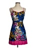 Assorted Brands 100% Rayon Animal Print Blue Cocktail Dress Size S - photo 1