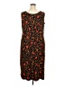 IMAN Print Black Casual Dress Size 2X (petite) - photo 2