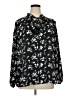 Torrid 100% Polyester Black Long Sleeve Blouse Size 1X Plus (1) - photo 1