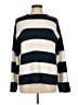 Zesica 100% Acrylic Stripes Blue Pullover Sweater Size M - photo 1