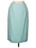 Evan Picone 100% Polyester Solid Teal Formal Skirt Size 6 - photo 1