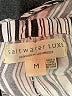 Saltwater LUXE 100% Rayon Stripes Silver Jumpsuit Size M - photo 4