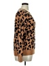 Kim Rogers 100% Cotton Animal Print Brown Pullover Sweater Size XL (petite) - photo 4
