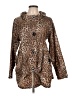 Dorman 100% Polyester Animal Print Brown Jacket Size L - photo 1
