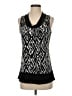 Carole Little Black Sleeveless Blouse Size S - photo 1