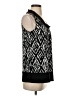 Carole Little Black Sleeveless Blouse Size S - photo 4