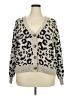 ELOQUII Animal Print Silver Cardigan Size 18 - 20 Plus - photo 1
