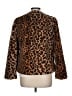 Assorted Brands 100% Polyester Animal Print Brown Faux Fur Jacket Size L - photo 2