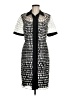Kay Unger Graphic Black Cocktail Dress Size 8 - photo 1
