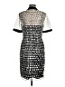 Kay Unger Graphic Black Cocktail Dress Size 8 - photo 2