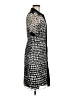 Kay Unger Graphic Black Cocktail Dress Size 8 - photo 4