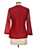 AGB Red 3/4 Sleeve Blouse Size L - photo 2
