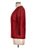 AGB Red 3/4 Sleeve Blouse Size L - photo 5