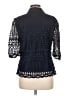 By Design 100% Polyester Black 3/4 Sleeve Blouse Size L - photo 2