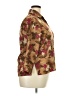 BonWorth Floral Brown 3/4 Sleeve Button-Down Shirt Size 2X (estimated) - photo 4