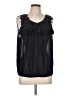 Leifnotes 100% Polyester Black Sleeveless Blouse Size 12 - photo 1