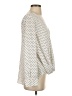 Vince Camuto 100% Polyester Polka Dots Ivory Long Sleeve Blouse Size S - photo 4