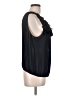 Leifnotes 100% Polyester Black Sleeveless Blouse Size 12 - photo 4