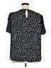 Torrid 100% Polyester Polka Dots Black Short Sleeve Blouse Size 1X Plus (1) - photo 2