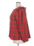 Shein Curve Plaid Red Long Sleeve Blouse Size 18 Plus (3) - photo 5