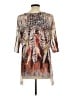 Jostar Brown 3/4 Sleeve Blouse Size L - photo 2