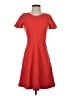 J.Crew Solid Red Casual Dress Size 0 - photo 1