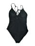 Unbranded Solid Black One Piece Swimsuit Size XS (estimated) - photo 2