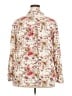 C. Wonder 100% Rayon Floral Ivory Long Sleeve Button-Down Shirt Size 20W - photo 2