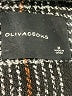 Olivaceous Plaid Black Coat Size M - photo 6