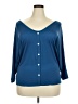 Unbranded Blue 3/4 Sleeve Blouse Size 2X (estimated) - photo 1
