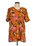 NYCC Tropical Orange Short Sleeve Blouse Size L - photo 1