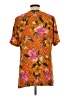 NYCC Tropical Orange Short Sleeve Blouse Size L - photo 2