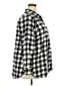 Old Navy 100% Cotton Checkered-gingham Black Long Sleeve Button-Down Shirt Size XXL - photo 4