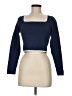 Sincerely Jules Blue Long Sleeve Top Size M - photo 1